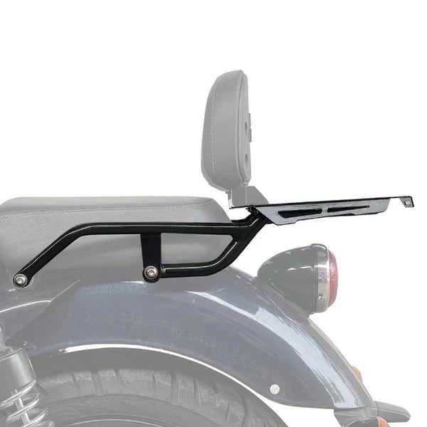 Top Rack with Backrest Adapter for Royal Enfield Meteor 350 - Auto Engina