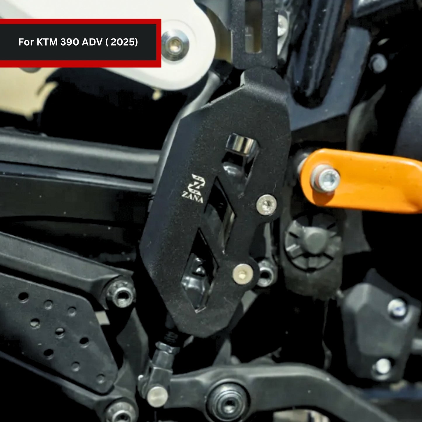 Rear Master Cylender Cover Black Aluminum For Himalayan 452 -ZI-8430
