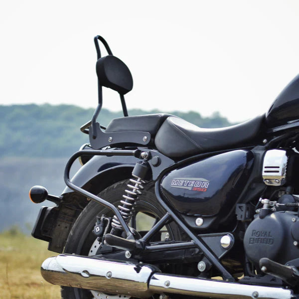 Sissy Bar with Backrest for Royal Enfield Meteor 350 - Auto Engina