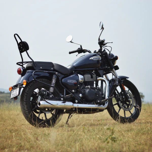 Sissy Bar with Backrest for Royal Enfield Meteor 350 - Auto Engina