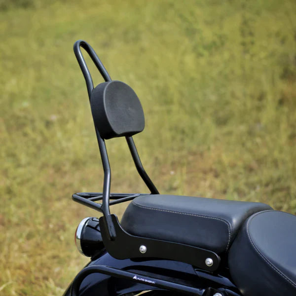 Sissy Bar with Backrest for Royal Enfield Meteor 350 - Auto Engina
