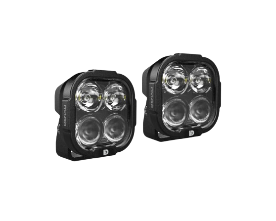 Auxiliary DL4 LED Lights White Only Set Of 2-Denali