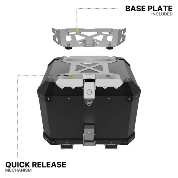 Aluminium Topbox - 42L for KTM 390 Adventure 2025 - Auto Engina