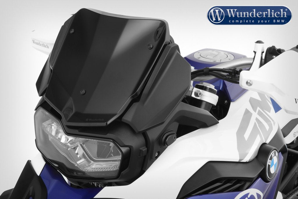 BMW F 750 / 850 GS Ergonomics - "FlowJet" Windscreen - Wunderlich