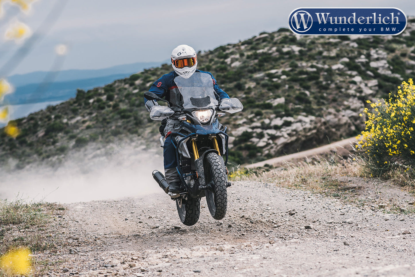 BMW G310 GS Ergonomics - Touring Windscreen - Wunderlich