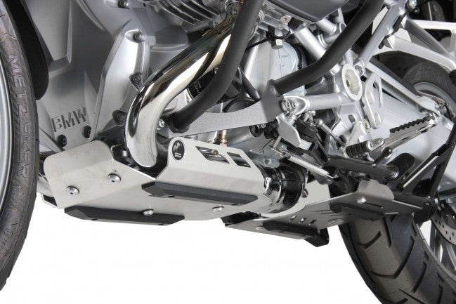 Engine protection plate silver BMW R 1200 GS Hepco Becker - Bike 'N' Biker