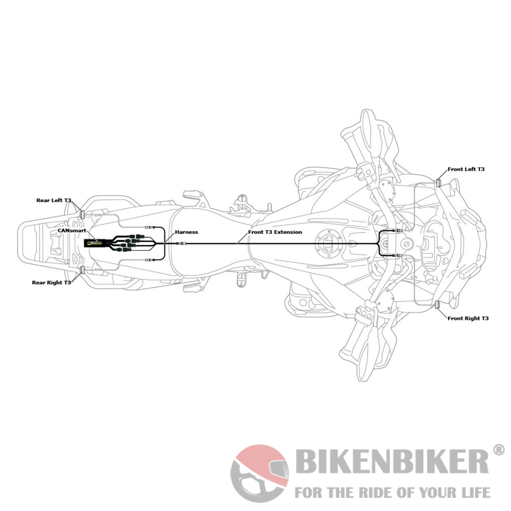 Denali CANsmart Wiring Harness for T3 Switchback Signals