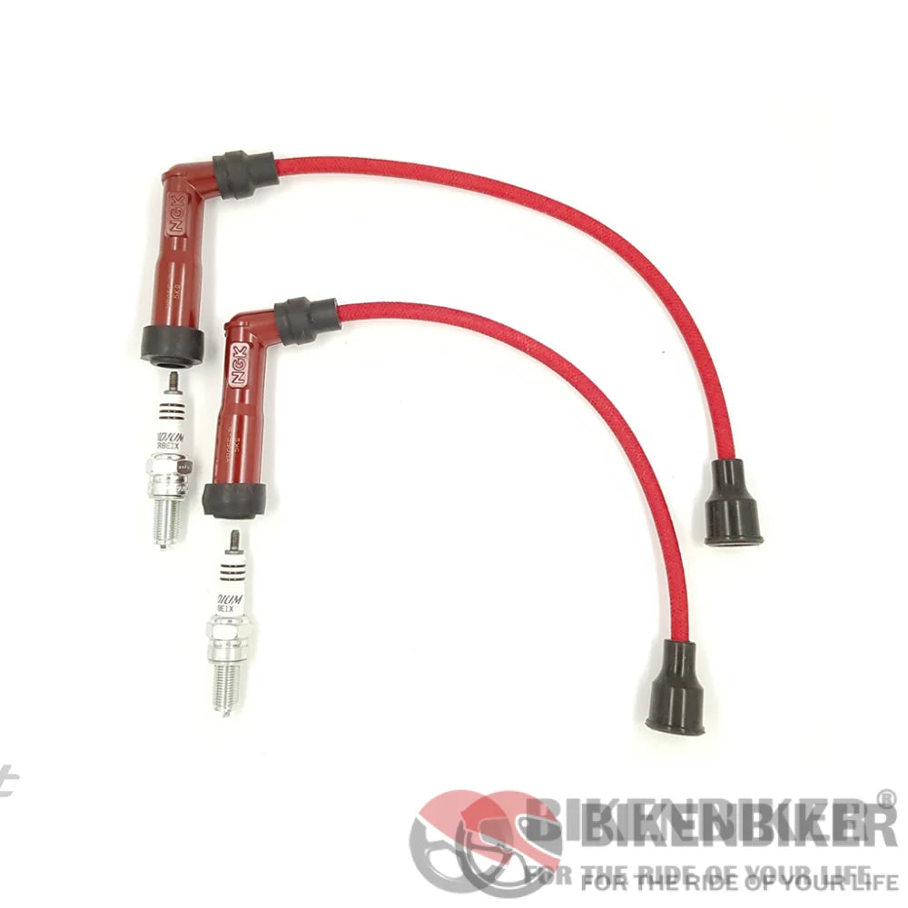 NGK High Performance Spark Plug and Cable Kit for RE Interceptor/Conti