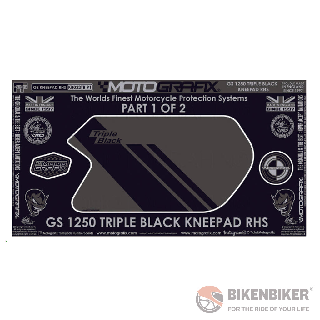 BMW R1250GS Adventure 2021 - 2023 Knee Protector KB032TB - Motografix