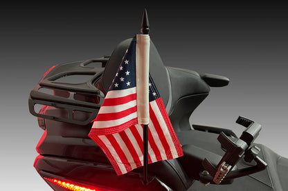 Flag Pole with American Flag For Honda Goldwing - Goldstrike - 78602