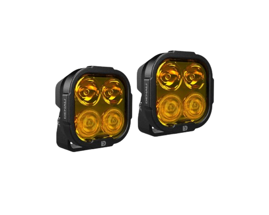 Auxiliary DL4 LED Lights Amber Only Set of 2-Denali