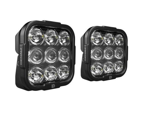 Auxiliary DL9 LED Lights White Only Set Of 2-Denali