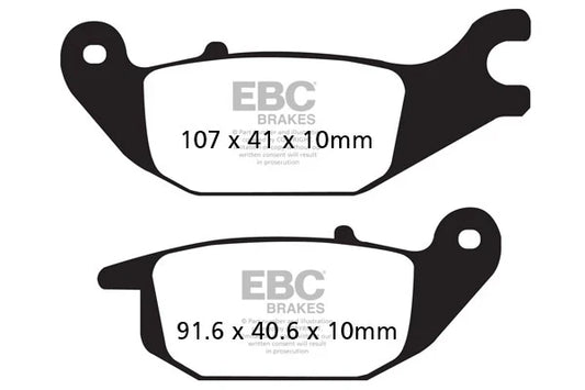 Brakes - SFA343 Organic - EBC (Rear)