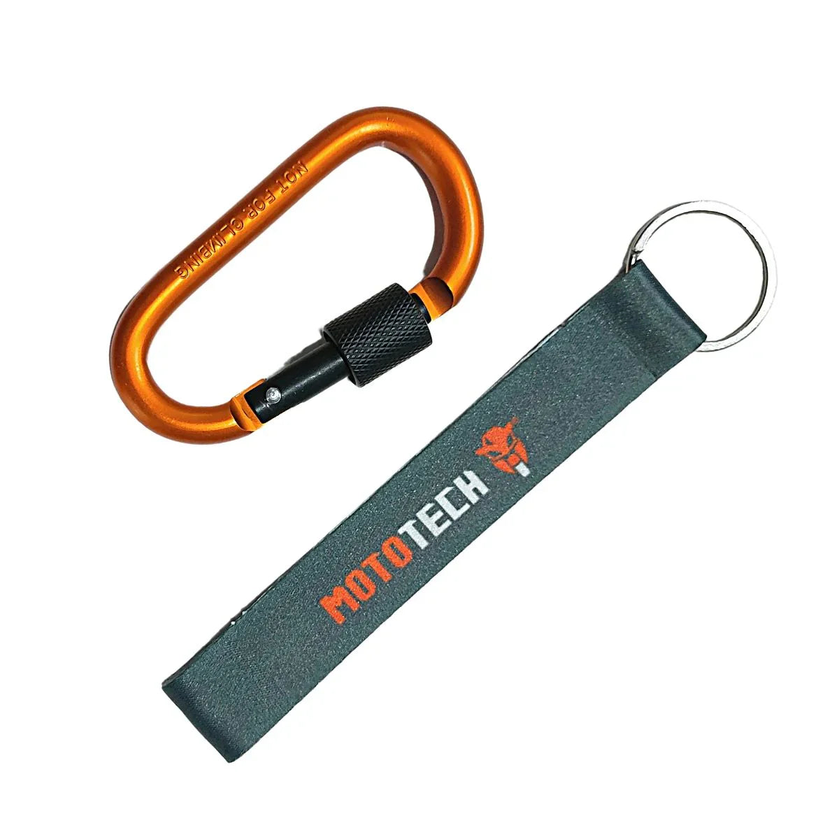 Accessory Carabiner with Key Ring