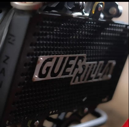 Radiator Grill For Royal Enfield Guerrilla 450 with Logo (Honeycomb Black Texture) - Type-2 -Zana-ZI-8526(Coming Soon)