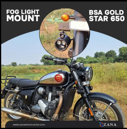 Fog Light Mount Mild Steel For BSA Goldstar 650-Zana-ZI-8538