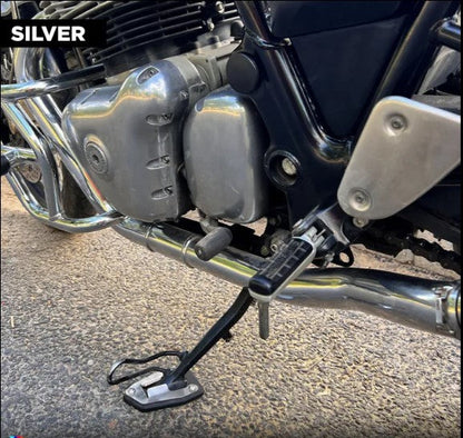 Side Stand Extender Aluminum And Stainless Steel For Royal Enfield Gt/Interceptor 650-Zana-ZI-8361