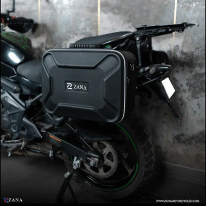 Saddle Stay V-2 with Exhaust Sheild with Jerry Can Mount For Kawasaki Versys 650 -Zana