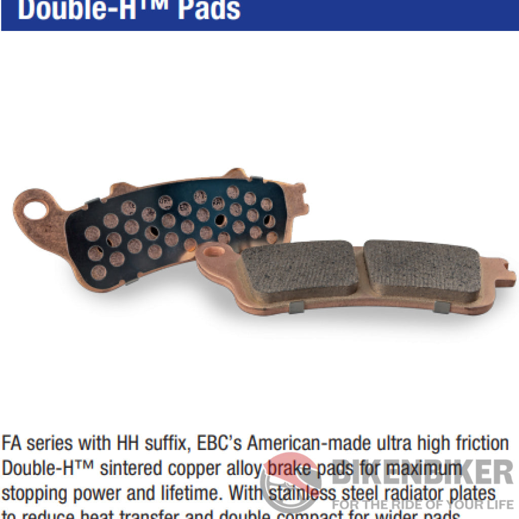 Fa226Hh Fully Sintered Brake Pads - Ebc Brakes