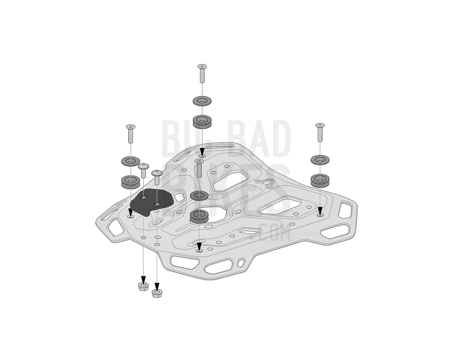 SW-Motech Adapter kit for Adventure Luggage Rack