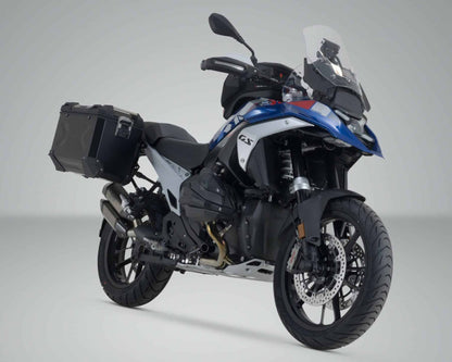 TraX ADV Side Case System 37/37L–Black for BMW R1300GS 2024-SW-Motech-KFT.07.975.70001/B