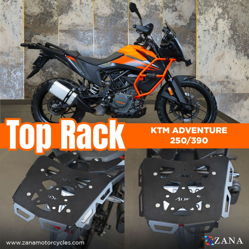 New Top rack Texture Matt Black Compatible With Grab Rail KTM ADV 250/390