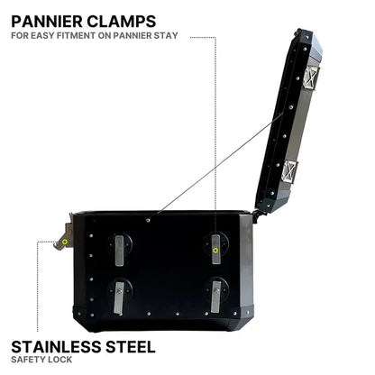 Aluminium Panniers - 72L for KTM 390 Adventure 2025 - Auto Engina