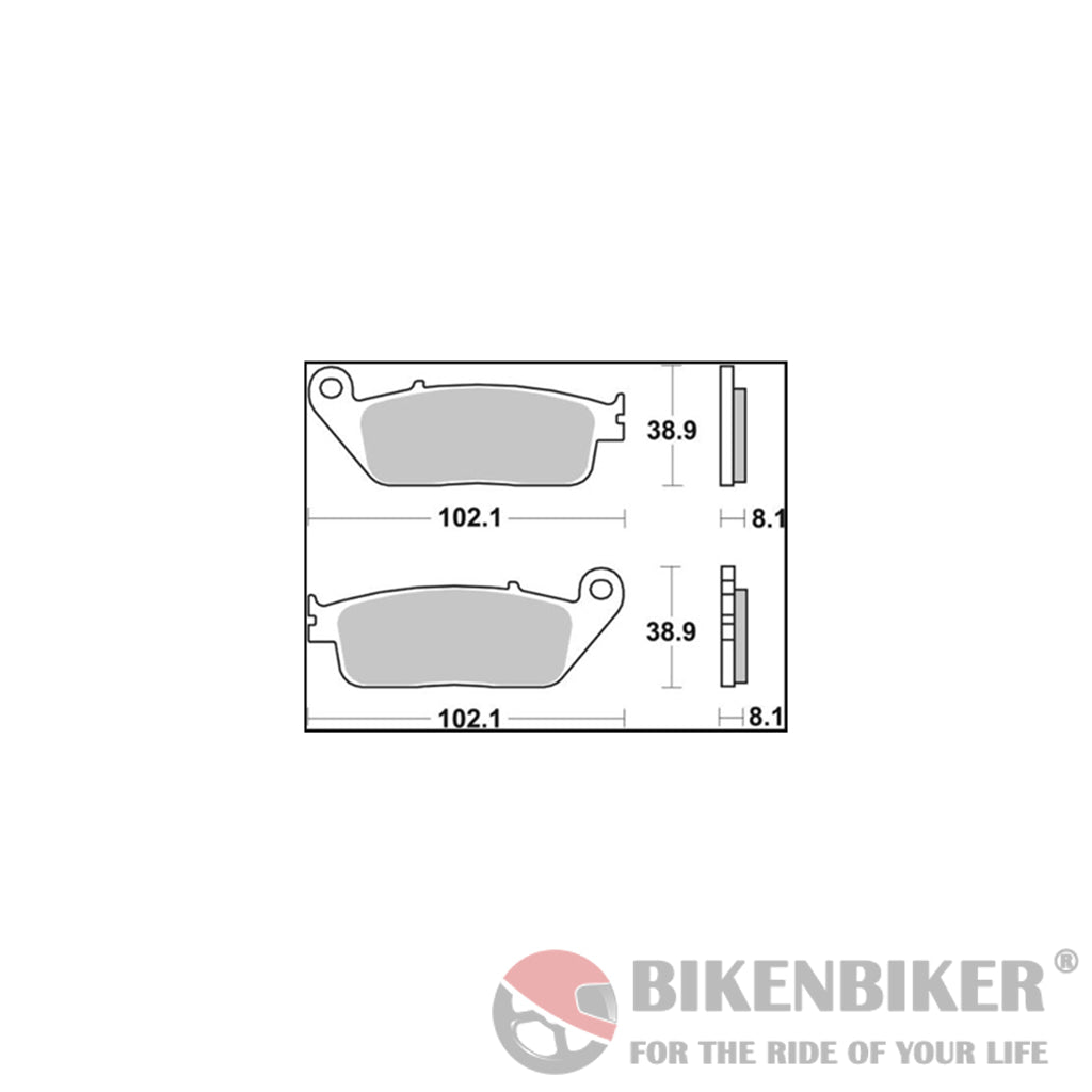 Sbs 627Hs Sintered Front Brake Pads -