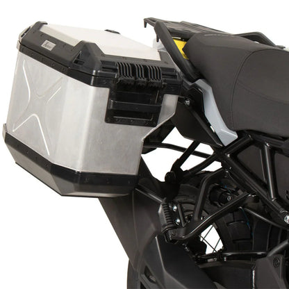 Suzuki V-Strom 800 De Sidecase Carrier - Cutout Series With Xplorer Short Screen