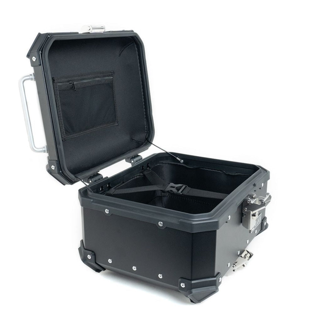 Top Box Aluminium Black (35Ltr)- Zana