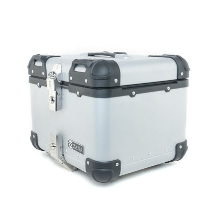 Top Box Aluminium Silver (45Ltr) R-Flat For Dominar 250/400