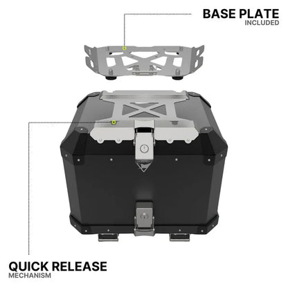Aluminium Topbox - 42L for KTM 390 Adventure 2025 - Auto Engina