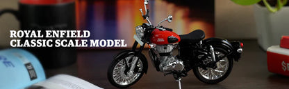 Royal Enfield Classic 350 1:12 Scale Model Red - Maisto