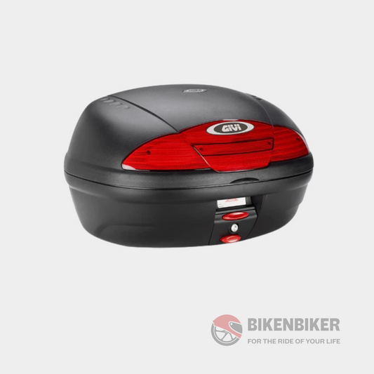 E450 Simply II Monolock Top Case - Red Reflectors - Givi