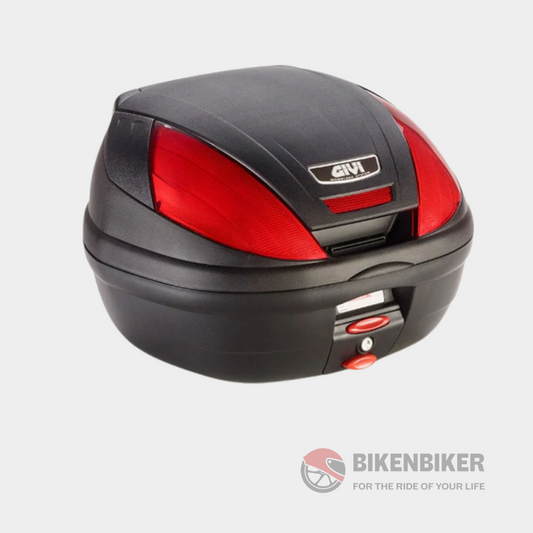 E370 Monolock Top Case - Red Reflectors - Givi