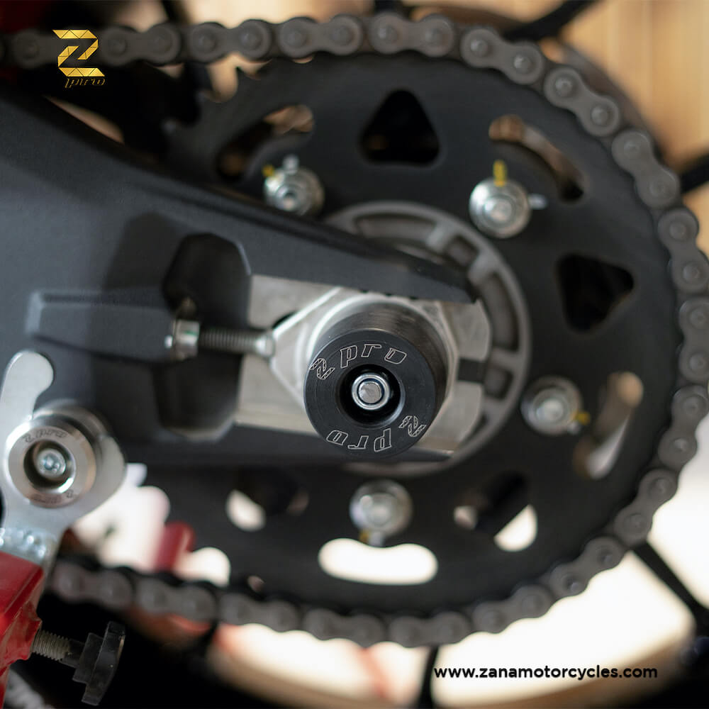 Ducati Monster 950 Protection - ZPro Rear Axle Protectors - Zana