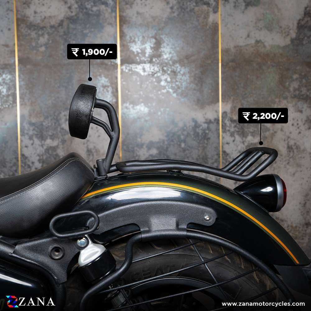 Luggage Rack Compatible with Backrest For Super meteor 650 - Zana