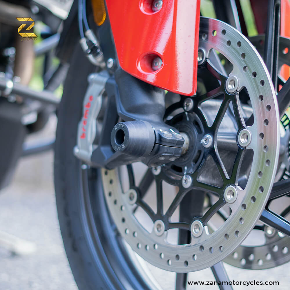 Triumph Tiger 850 Protection - ZPro Front Fork Sliders - Zana