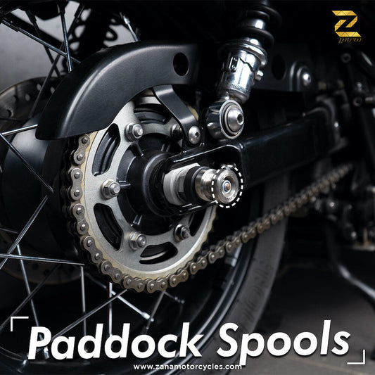Triumph Street Scrambler 900 - ZPro Rear Paddock Spools - Zana