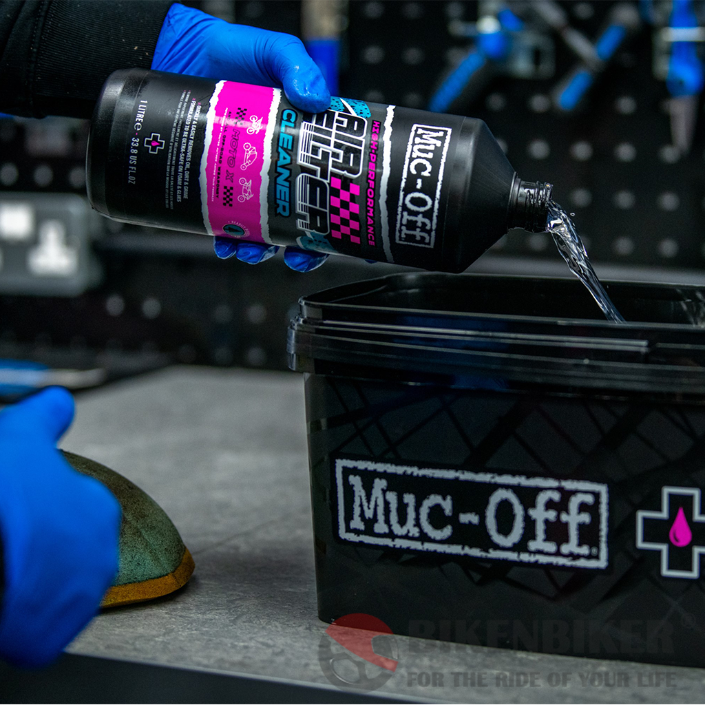Muc-Off Motorcycle Air Filter Cleaner - 1L