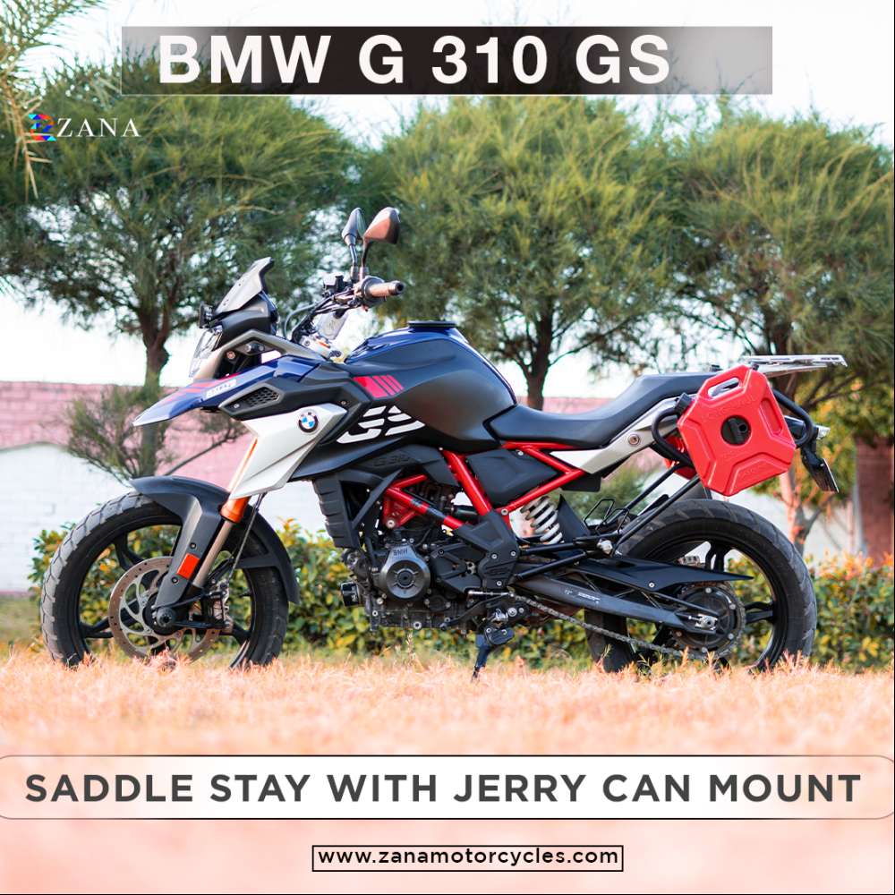 BMW G 310GS Saddle Stay Black w/ Jerry Can Mount - Zana