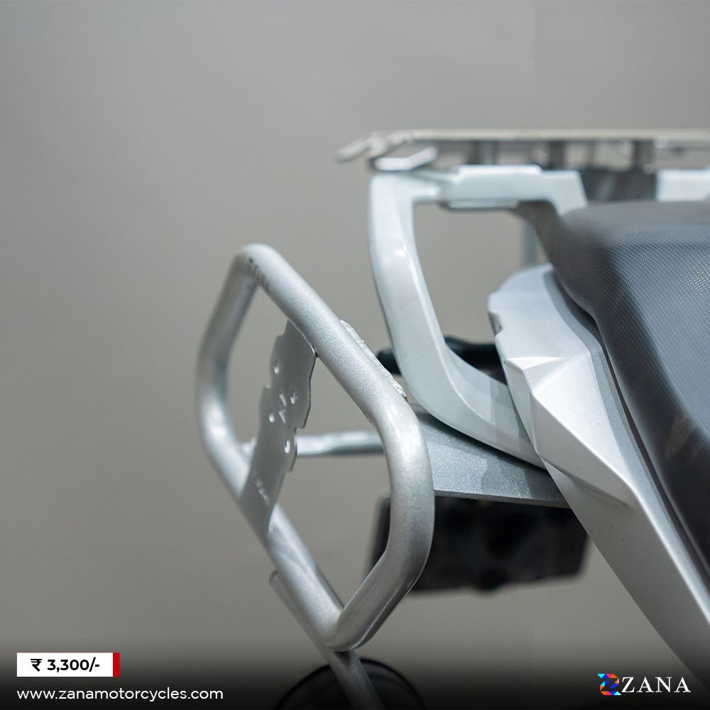 BMW G 310GS Saddle Stay Silver w/ Jerry Can Mount - Zana