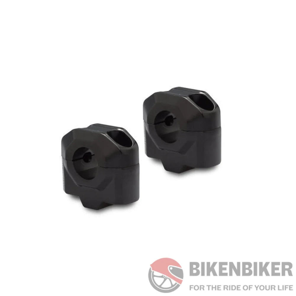 25Mm Risers For 22Mm Handlebars - Sw-Motech Black Handlebar