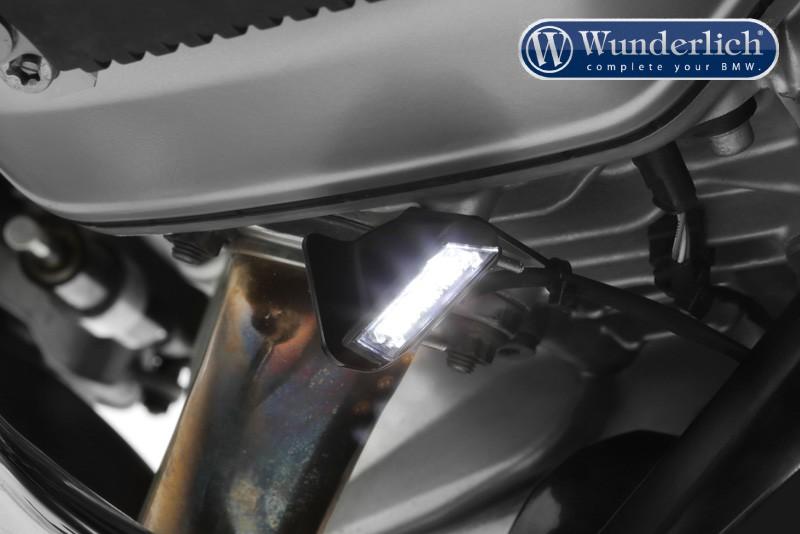 BMW R1200GS Ergonomics - Side Stand Illuminator - Wunderlich
