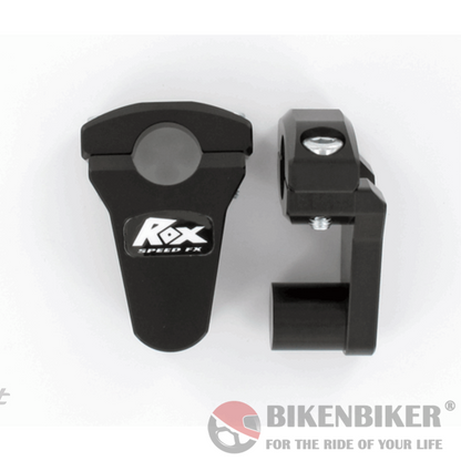 Pivoting Handlebar Risers - 51mm Rise, 28.5mm Handlebar - RoxSpeedFX