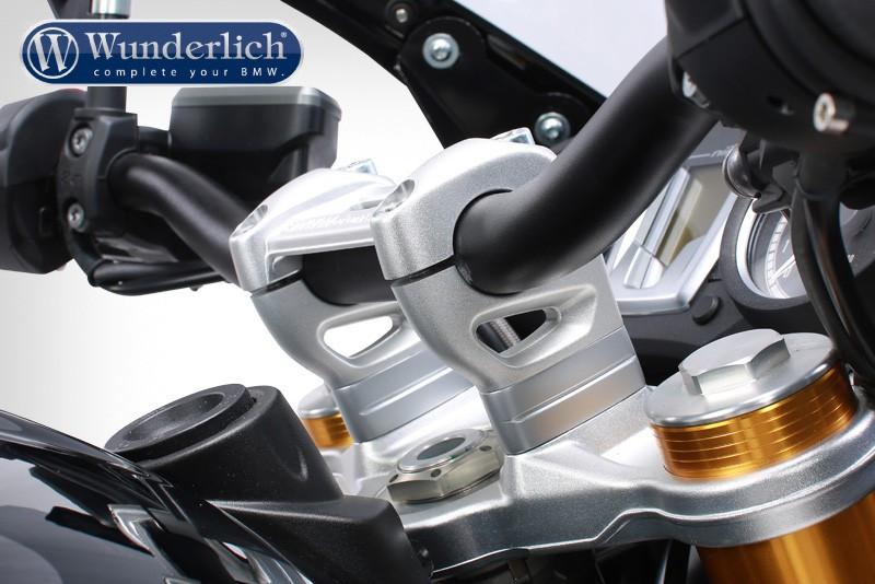 BMW R Nine T Ergonomics - Handlebar Riser - Wunderlich