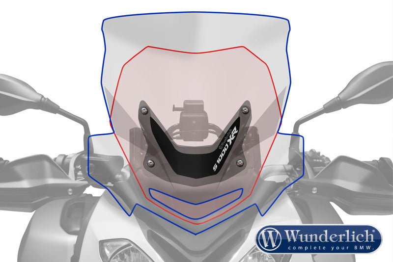 BMW S1000XR Ergonomics - "Marathon" Windscreen - Wunderlich