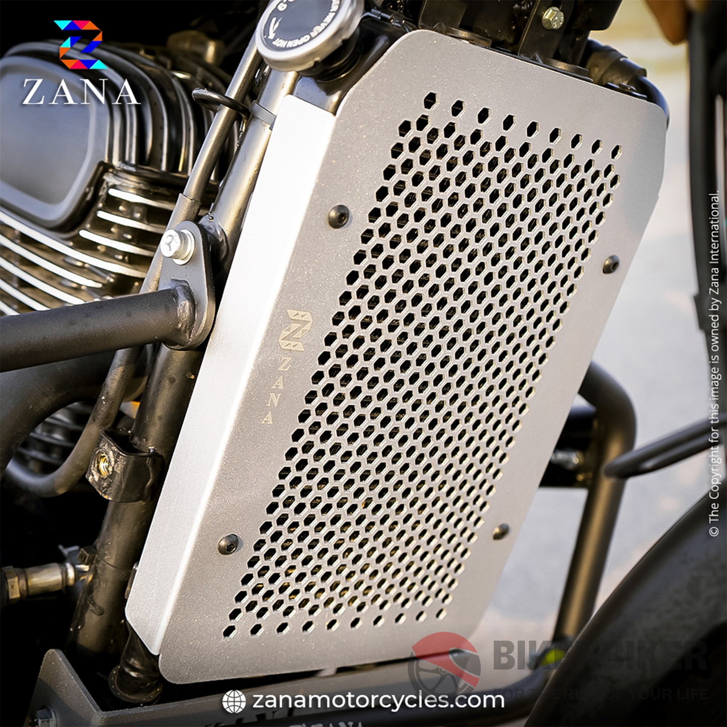 Yezdi Adventure Radiator Grill - Zana