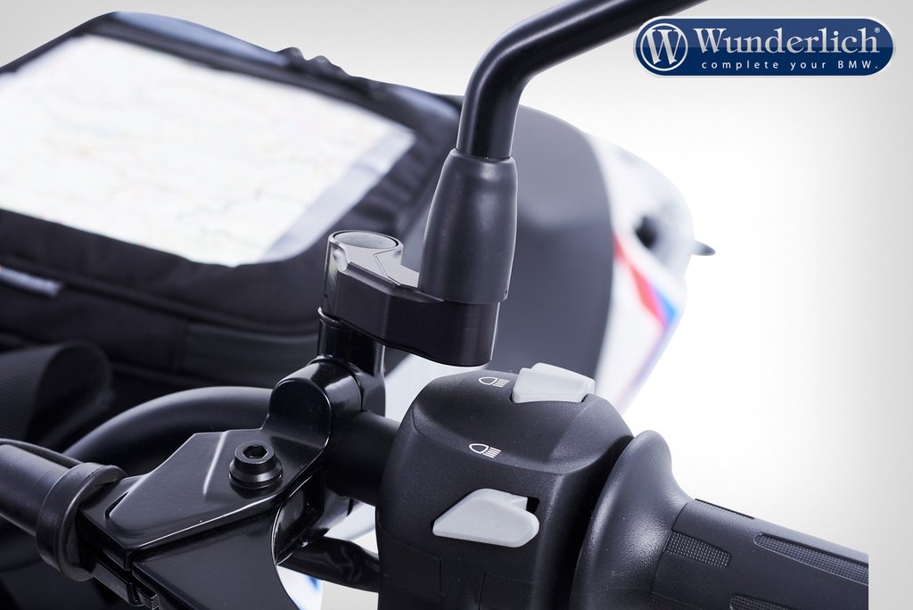 BMW G310 Ergonomics - Mirror Extension - Wunderlich
