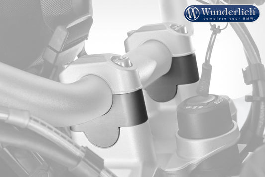 BMW R 1200/1250 Ergonomics - Handlebar Rise Blocks (25mm) - Wunderlich